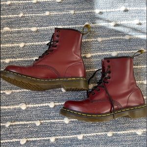 Cherry Red Smooth Leather 1460 Dr. Marten’s